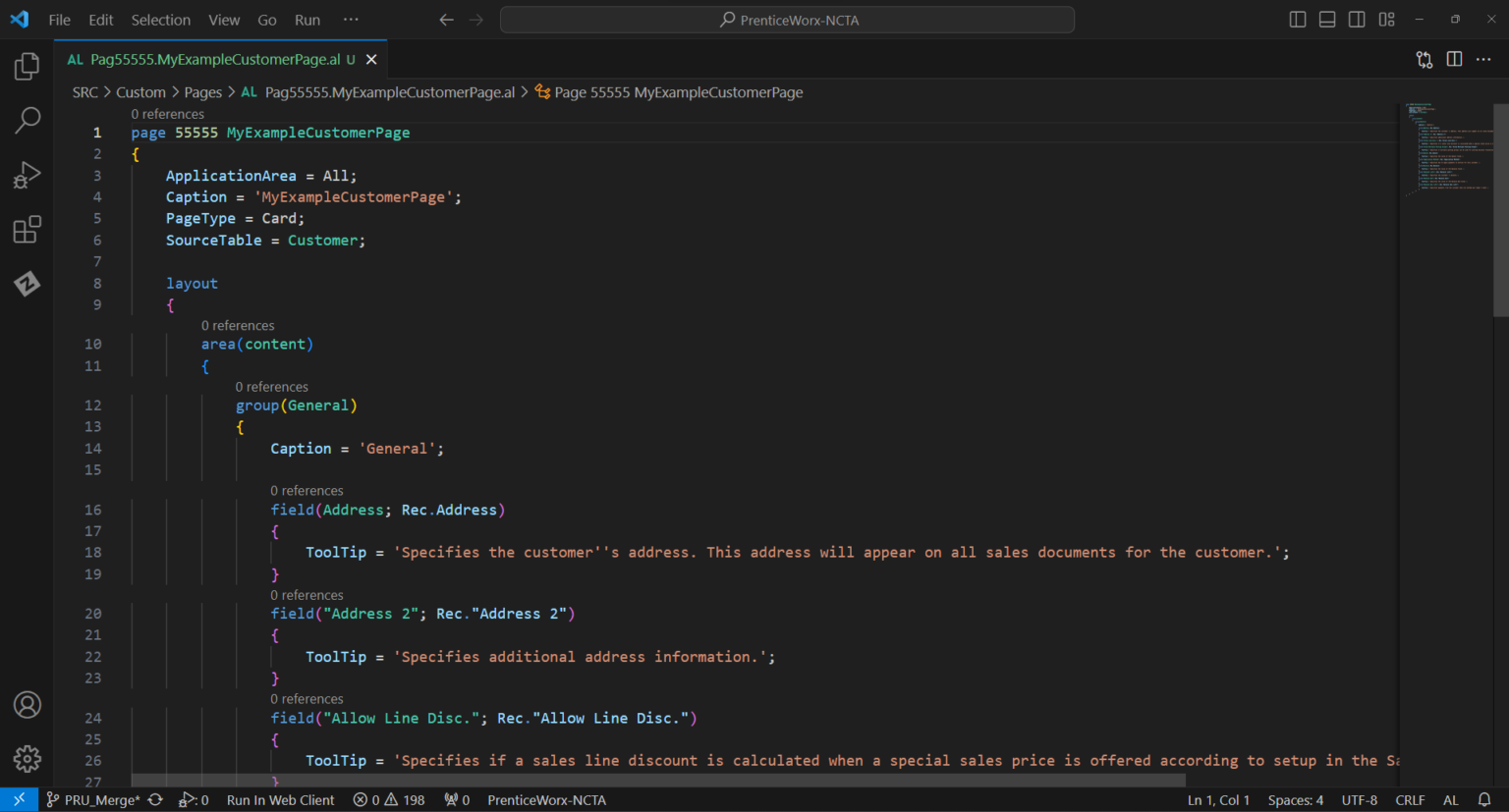 AZ AL Dev Tools/AL Code Outline Visual Studio Code extension