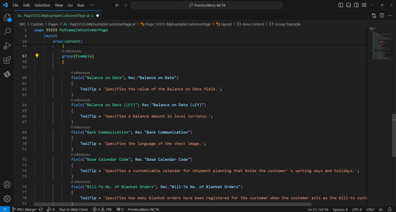 AZ AL Dev Tools/AL Code Outline Visual Studio Code extension