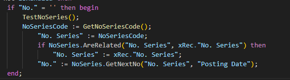 Dynamics NAV NoSeriesManagement migration