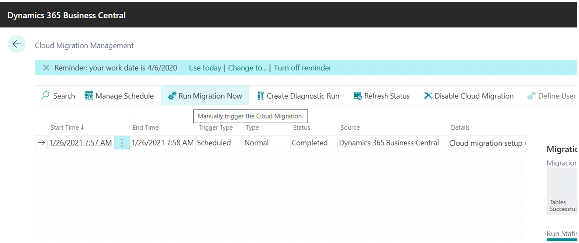 Business Central SaaS