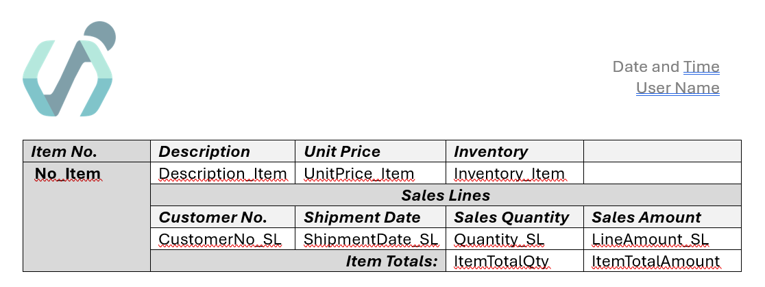 Business Central Report Layouts