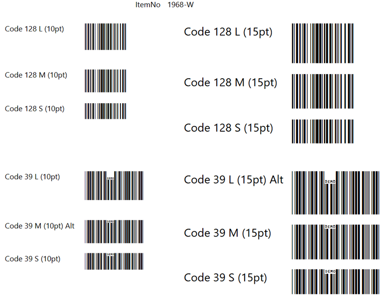 Barcodes in Business Central